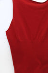 SWAYING/KNIT V-neck knitted camisole SW24RE1T01 red